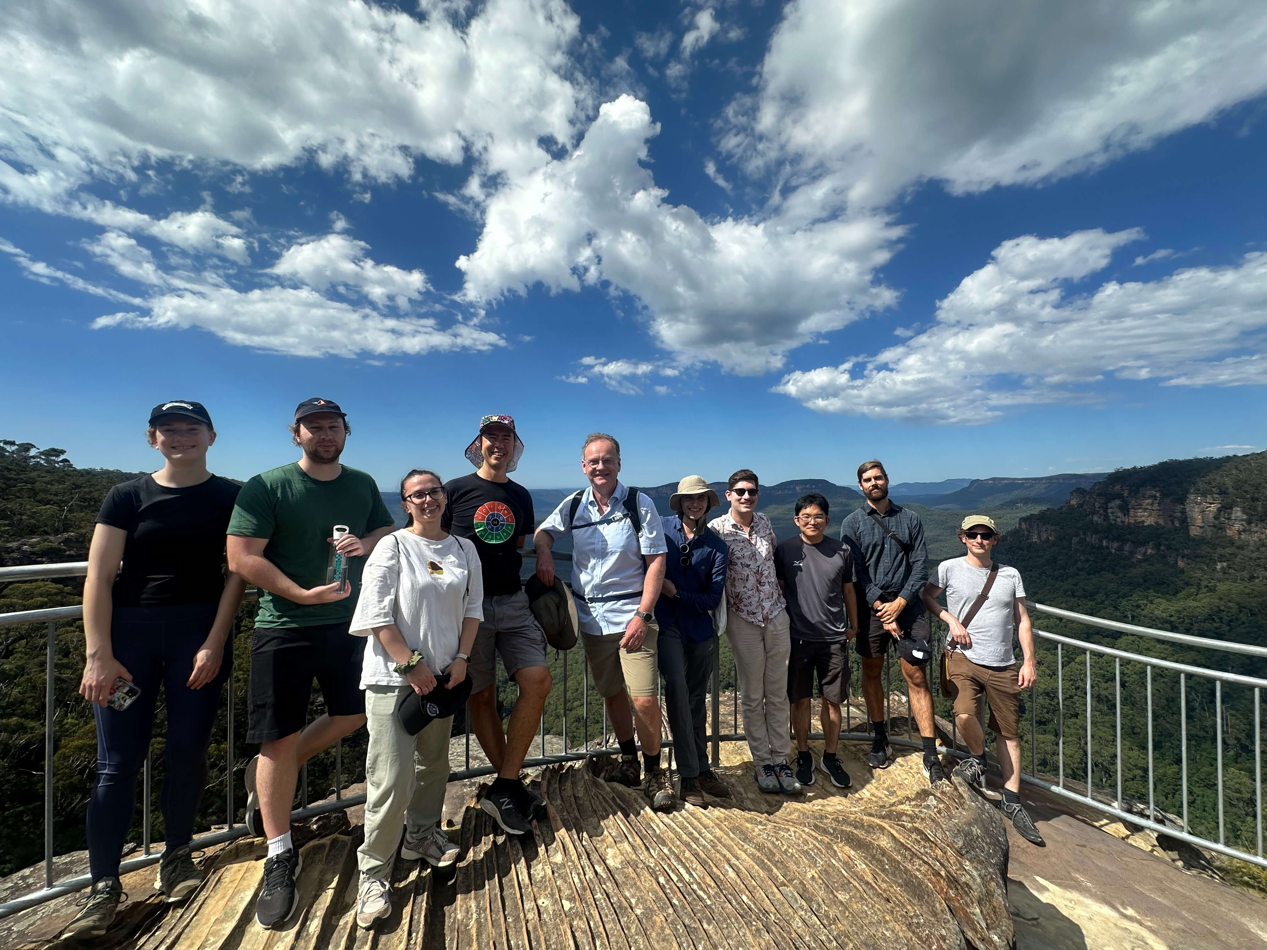 Our group at the Blue Mountains
